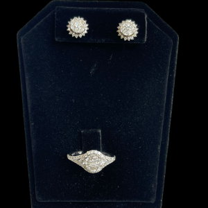 JUEGO ARETES Y ANILLO